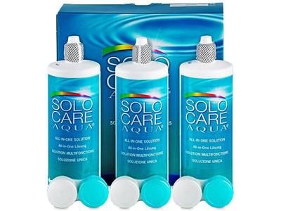 Roztok SoloCare Aqua 3x 360 ml - Předchozí design