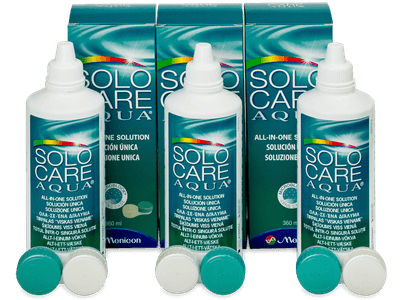 Roztok SoloCare Aqua 3x 360 ml 