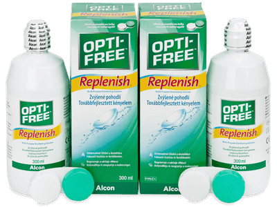 Roztok Opti-Free RepleniSH 2x 300 ml - Výhodné dvojbalení roztoku