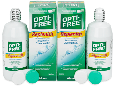 Roztok Opti-Free RepleniSH 2x 300 ml  - Výhodné dvojbalení roztoku