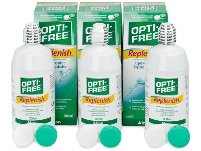 Roztok Opti-Free RepleniSH 3x 300 ml - Výhodné trojbalení roztoku