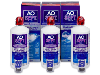 Roztok AO SEPT PLUS HydraGlyde 3x 360 ml