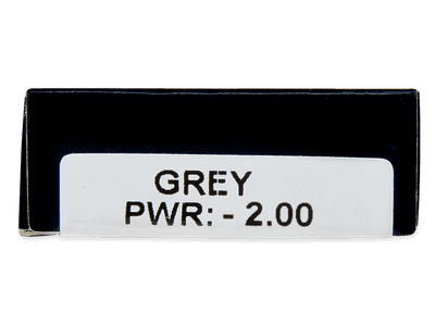 TopVue Daily Color - Grey - dioptrické jednodenní (2 čočky) - Náhled parametrů čoček