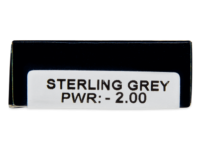 TopVue Daily Color - Sterling Grey - dioptrické jednodenní (2 čočky) - Náhled parametrů čoček