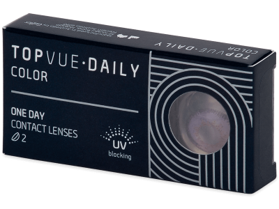 TopVue Daily Color - Violet - dioptrické jednodenní (2 čočky) - Barevné kontaktní čočky