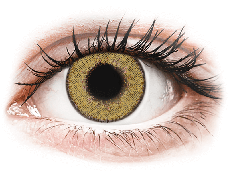 TopVue Daily Color - Pure Hazel - nedioptrické jednodenní (2 čočky) - Barevné kontaktní čočky