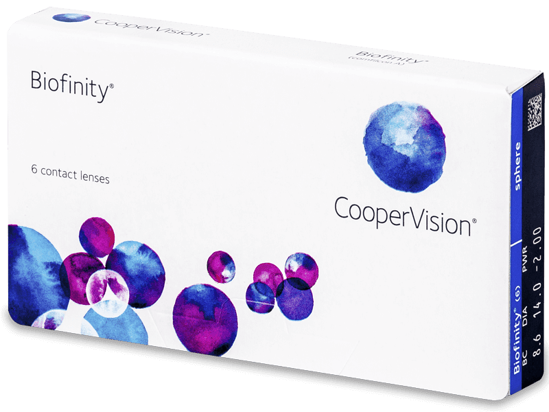Biofinity (6 čoček) - Měsíční kontaktní čočky