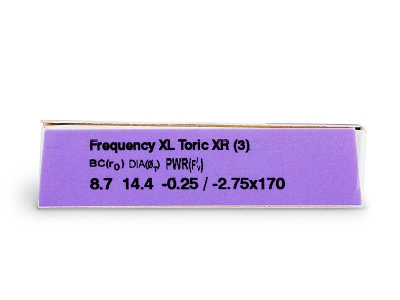 FREQUENCY XCEL TORIC XR (3 čočky) - Náhled parametrů čoček