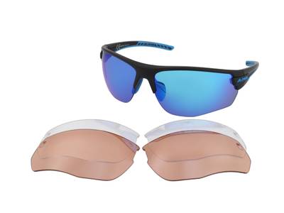 Sluneční brýle Alpina Tri-Scray 2.0 HR Black Cyan Matt 