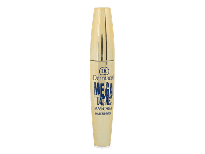Dermacol černá řasenka Mega Lashes Waterproof 12,5 ml 