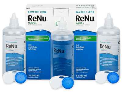 Roztok ReNu MultiPlus 3x 360 ml - Výhodné trojbalení roztoku