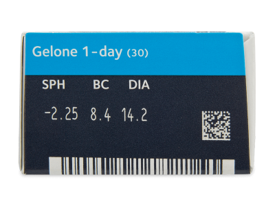 Gelone 1-day (90 čoček) - Náhled parametrů čoček