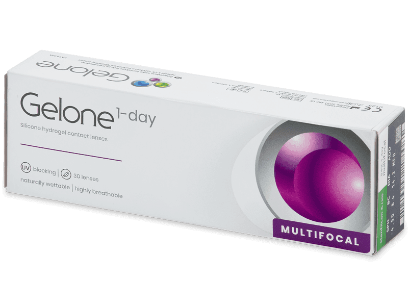 Gelone 1-day Multifocal (30 čoček) - Multifokální kontaktní čočky