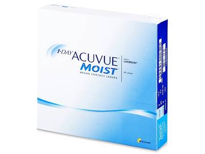 1 Day Acuvue Moist (90 čoček) - Produkt je dostupný také v této variantě balení