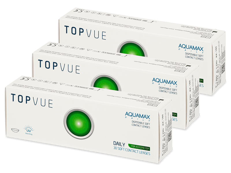 TopVue Daily for Astigmatism (90 čoček) - Torické kontaktní čočky