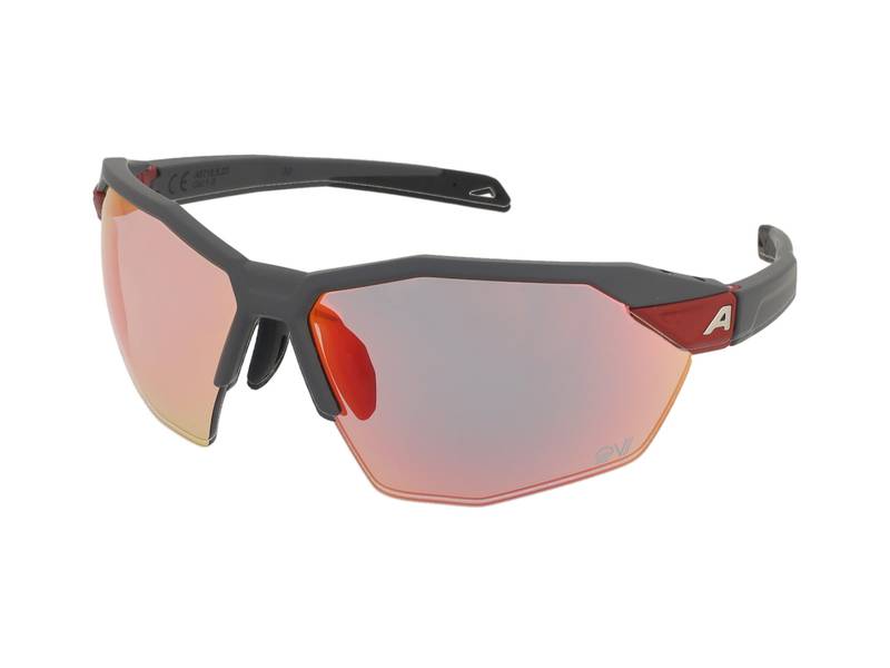 Sluneční brýle Alpina Twist Six HR QV Midnight Grey Red Matt/Rainbow Mirror 