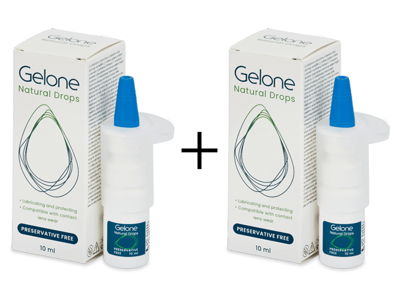 Oční kapky Gelone Natural Drops 10 ml 1+1 ZDARMA - Oční kapky