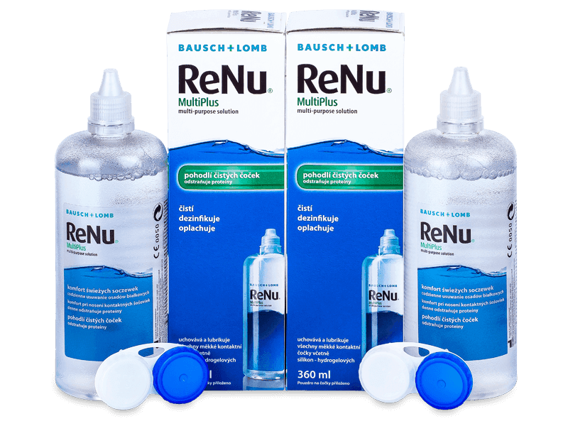Roztok ReNu MultiPlus 2x 360 ml - Výhodné dvojbalení roztoku