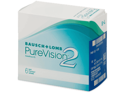 PureVision 2 (6 čoček) - Měsíční kontaktní čočky