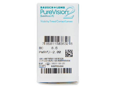 PureVision 2 (6 čoček) - Náhled parametrů čoček