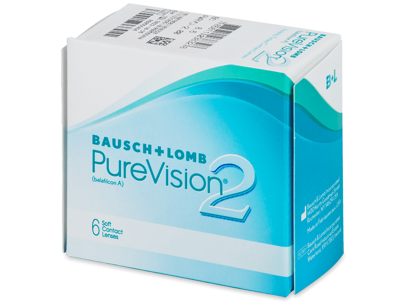PureVision 2 (6 čoček) - Měsíční kontaktní čočky